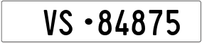Truck License Plate